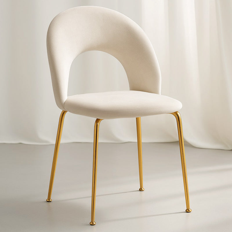 Dining Chair - Upholstered in Velvet - Amarna