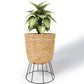 Round Floor Planter - Boho Style - 46 CM - Firna - gallery 6