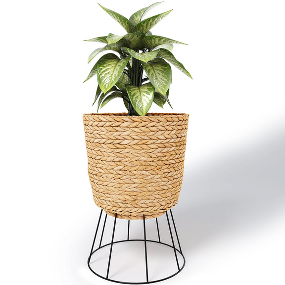 Round Floor Planter - Boho Style - 46 CM - Firna - gallery 6