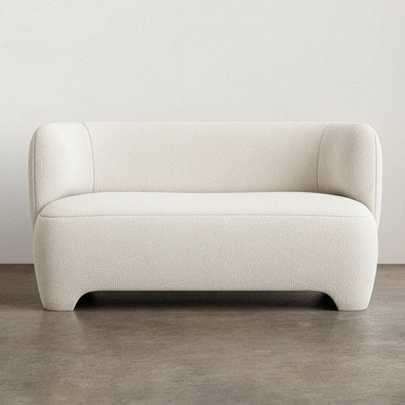 2/3 Seater Sofa - Upholstered in Bouclé Fabric - Magnolia - gallery 12