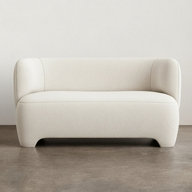 2/3 Seater Sofa - Upholstered in Bouclé Fabric - Magnolia - gallery 12