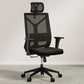 Ergonomic Office Chair with Wheels and Armrests - Pebbles