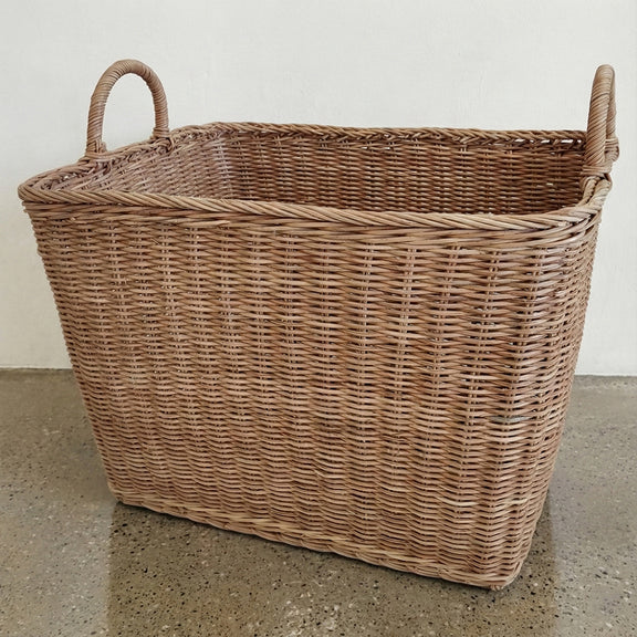 Rattan Basket with Handles - 45x35CM - Luisa - gallery 13