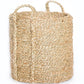 Natural Fiber Basket with Handles - 30x30CM - Taral - gallery 6