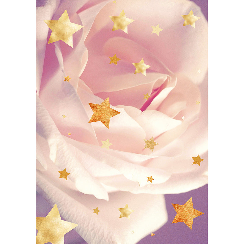 Large Kids Floral Star Design Carpet - Pink (290x200 cm) - Alvi - gallery 2