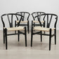 Pack of 4 Dining Chairs Wooden - Scandinavian Style - Wish