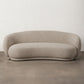 Curved Contemporary Style Design Sofa Upholstered in Chenille - 3 Seater - Curvy - gallery 11