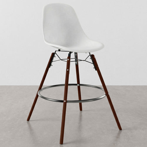 Bar Stool - Scandinavian Design - Dark Wood Legs - Skögur