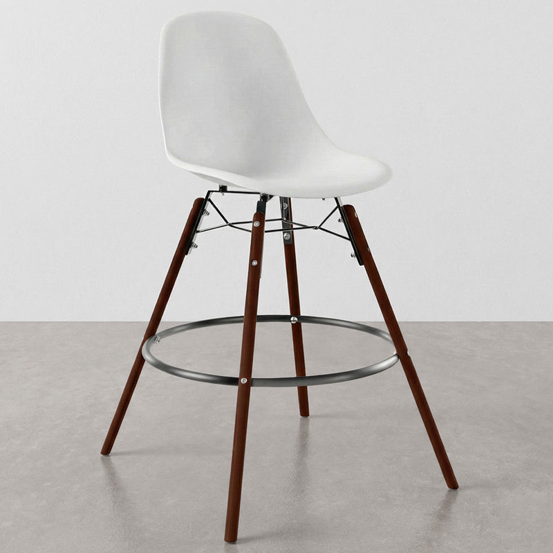 Bar Stool - Scandinavian Design - Dark Wood Legs - Skögur