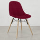 Velvet Dining Chair - Scandinavian Design and Wooden Legs - Skögur