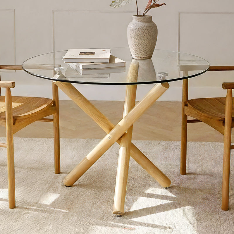 Round Dining Table - Scandinavian Design - 4/5 Diners - Tesfa - gallery 7