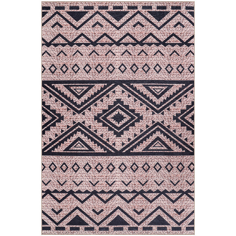 Vintage Geometric Tribal Rug – (290x200 cm) – Cinder - gallery 8