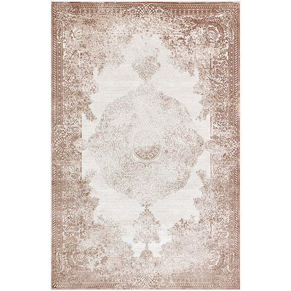 Vintage Oriental Carpet - (290x200 cm) - Cerulean - gallery 8