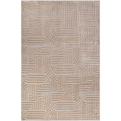 Rug Large Contemporary Modern Design - Beige (290x200 cm) - Rococo - gallery 9