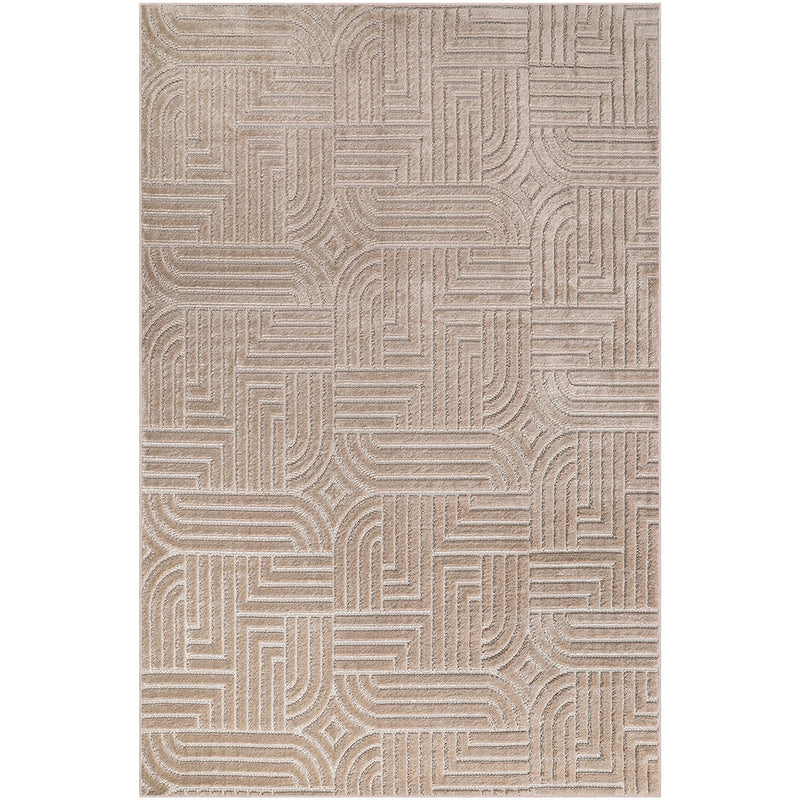 Rug Large Contemporary Modern Design - Beige (290x200 cm) - Rococo - gallery 9
