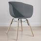 Dining Chair - Scandinavian Design - Natural Wood Legs - Polin
