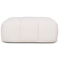 Modular Pouf Upholstered In Bouclé Fabric - Modern Design (93х63) – Compatible With Bianca Modular Sofa