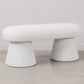 Modern Style Bench Upholstered In Bouclé Fabric - Kurt