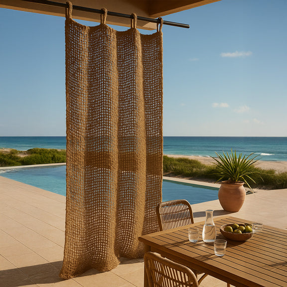 Shade Curtain Awning Coconut Fiber 2.1x1M – 100% Natural Shade Sail - gallery 7