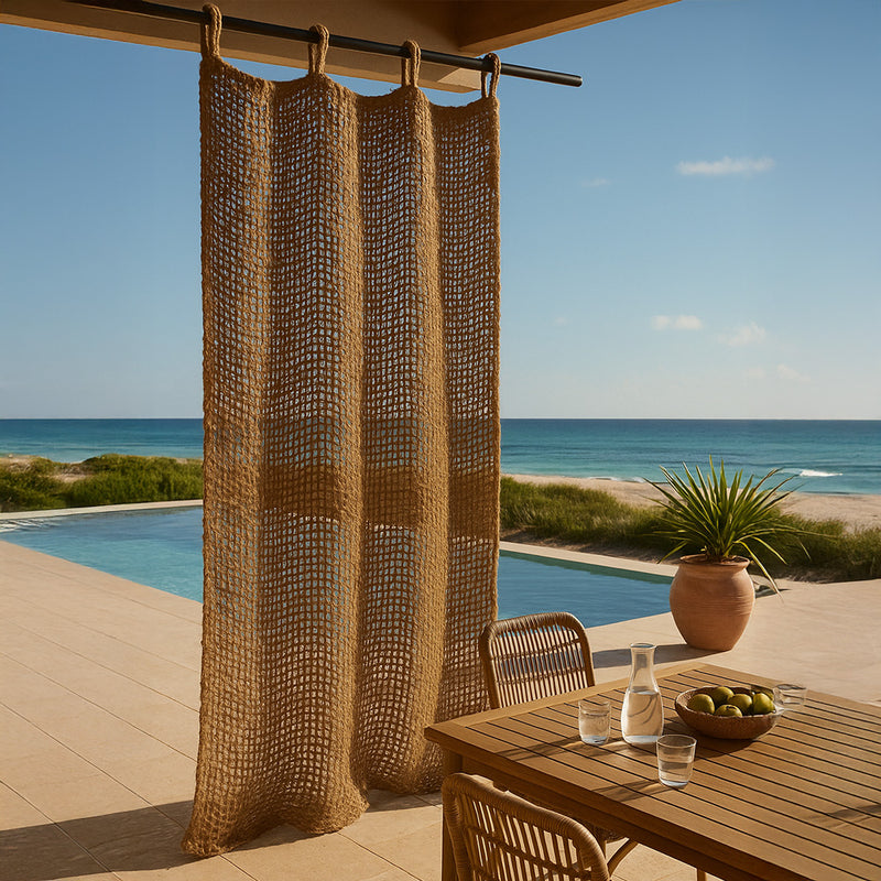 Shade Curtain Awning Coconut Fiber 2.1x1M – 100% Natural Shade Sail - gallery 7