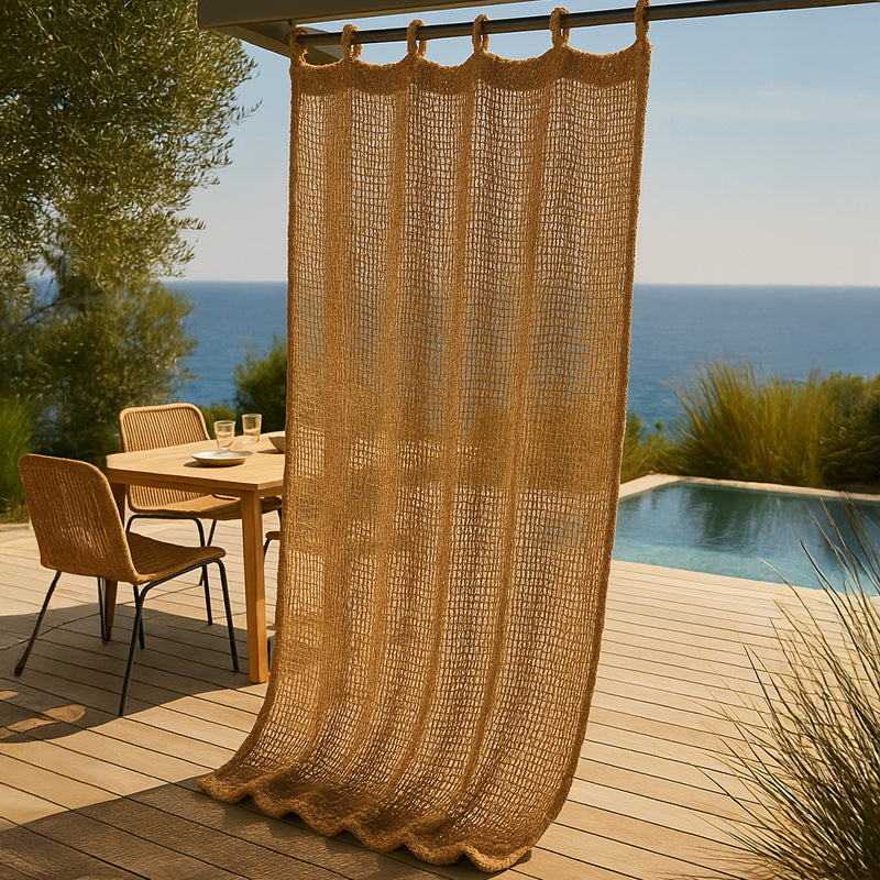 Shade Curtain Awning Coconut Fiber 2.1x2.0M – 100% Natural Shade Sail
