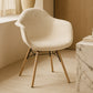 Chair with arms - Upholstered bouclé - Scandinavian - Dining room, office or waiting room - Nordika
