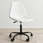 Office Chair Swivel with Wheels – Velvet Upholstery – Steel Black Legs - Denisse
