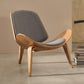 Designer armchair - Scandinavian armchair - Fabric upholstery - Lucy - gallery 10