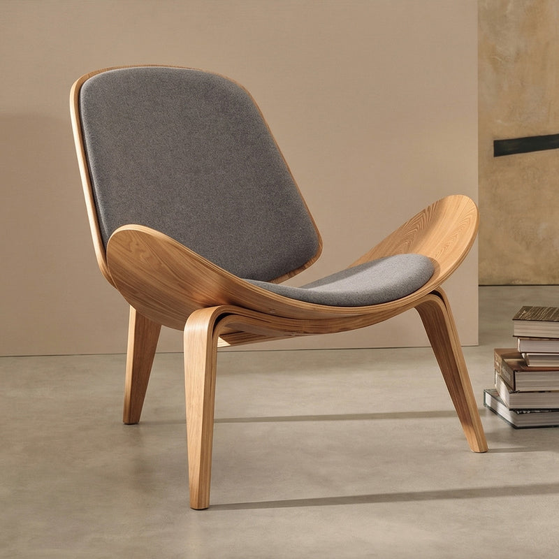 Designer armchair - Scandinavian armchair - Fabric upholstery - Lucy - gallery 10