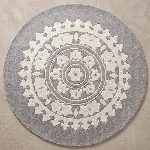Round Design Rug - Wool - 210cm - Romanty