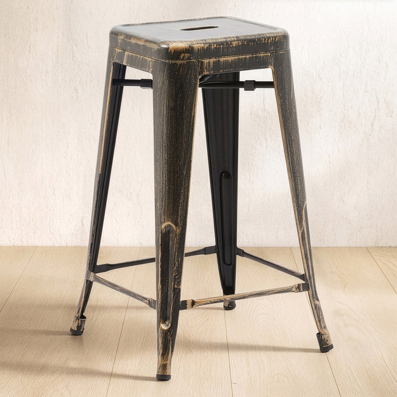 Stylix New Edition Bar Stool Industrial Design 60 cm All Steel Construction For Kitchen Islands And Counters