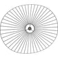 Lampada a sospensione verticale 140cm - metallo