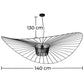 Lampada a sospensione verticale 140cm - metallo