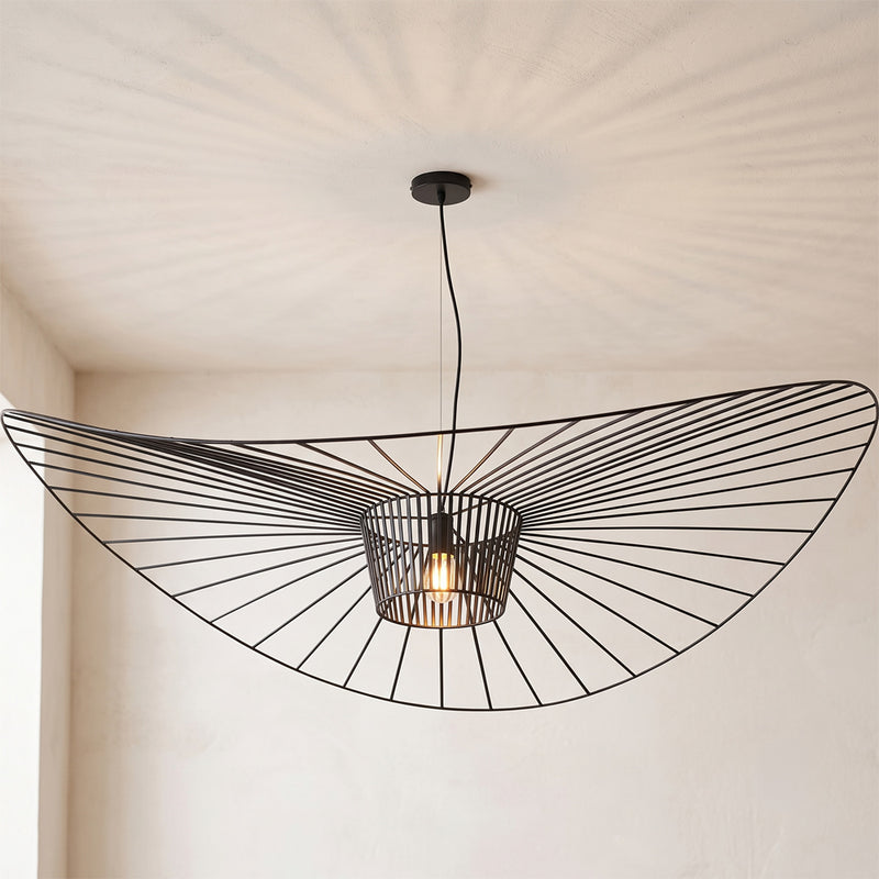 Lampada a sospensione verticale 140cm - metallo