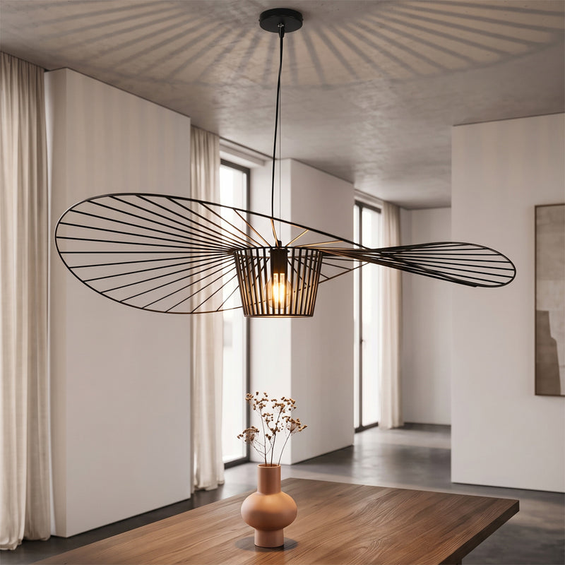 Lampada a sospensione verticale 100cm - metallo