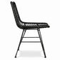 Chaise de salle à manger en résine tressée – Mia