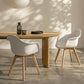 Sedia da Pranzo con Braccioli - Stile Scandinavo - Dominic