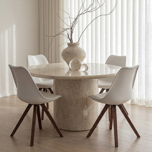 Dining chair Denisse Scandi Style Premium Design Dark Legs with Cushion