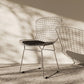 Dining Chair in Steel – Grid Design with Cushion – Lived - gallery 8
