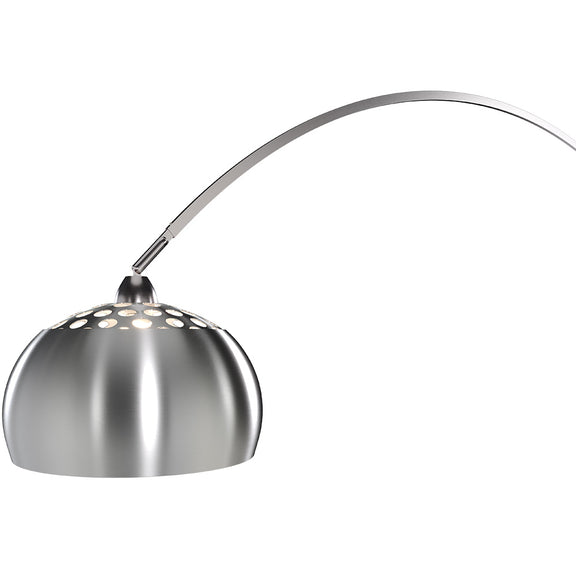 Arco Floor Lamp in Metal with Marble Base – Arko - gallery 4