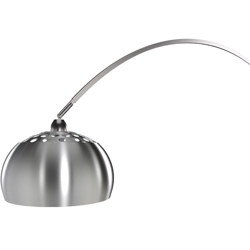 Arco Floor Lamp in Metal with Marble Base – Arko - gallery 6