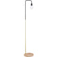 Carlo Floor Lamp Metal And Marble Tall 160cm Perfect For Living Room And Office Corner