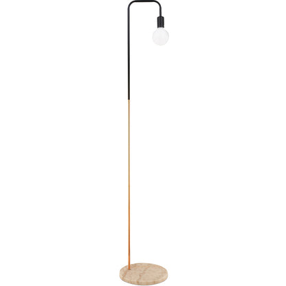 Carlo Floor Lamp Metal And Marble Tall 160cm Perfect For Living Room And Office Corner