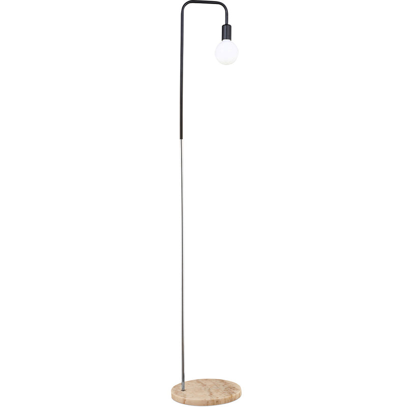 Carlo Floor Lamp Metal And Marble Tall 160cm Perfect For Living Room And Office Corner