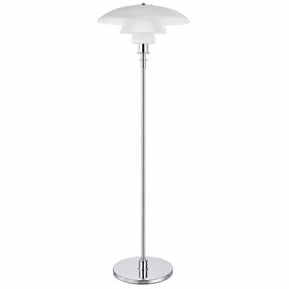Liam vloerlamp - staal en glas