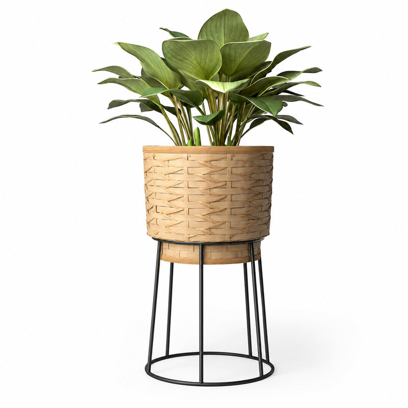 Ronde plantenbak voor op de vloer - bohemien ontwerp - Aventura