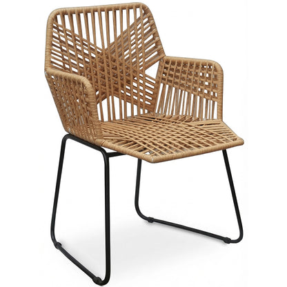 Rattan Dining Chair - Garden Chair Boho Bali Design - Tale