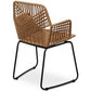 Rattan Dining Chair - Garden Chair Boho Bali Design - Tale