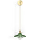Gold metal and glass wall lamp - Scarlet - gallery 1