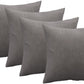 Set of 4 velvet cushions - cover and filling - Mesmal